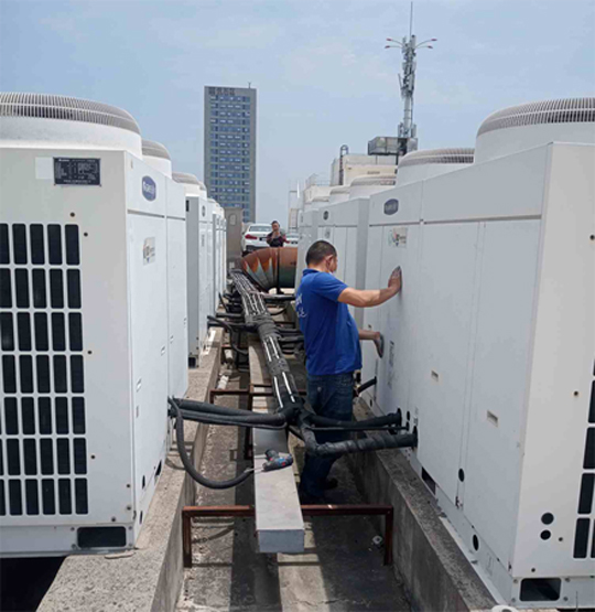 东胜中央空调制热和不制冷系统维修方法